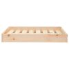 Dog Bed 28.1"x21.3"x3.5" Solid Wood Pine