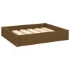 Dog Bed Honey Brown 20.3"x17.3"x3.5" Solid Wood Pine