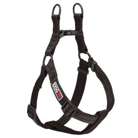 Nylon Flat Harness (DL Color: Black, Dogline Size: XS 11-16" x 3/8")