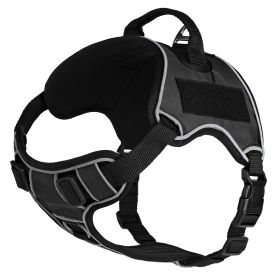 Dogline Quest Multi-Purpose No Pull Dog Harness (DL Color: Black, Dogline Size: XXS - 15-18")