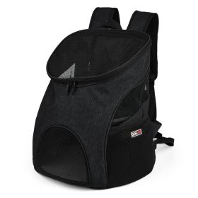 Pet Carrier Pack (DL Color: Black, Dogline Size: Small - H 13.8" x W 11.6" x L 8.5")