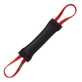 Viper Jute Tug (DL Color: Black - 2 Handles, Dogline Size: L 12" x W 2")