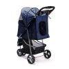 Casual Pet Stroller with Removable Cup Holder