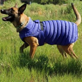 Alpine Extreme Weather Puffer Coat - Navy Blue (DoggieDesign Size: X-Small)