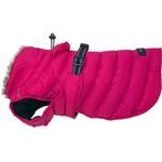 Alpine Extreme Weather Puffer Coat - Pink Peacock (DoggieDesign Size: X-Small)