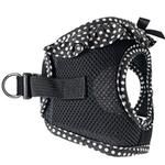 American River Choke Free Dog Harness Polka Dot Collection - Black and White Polka Dot (DoggieDesign Size: X-Small)