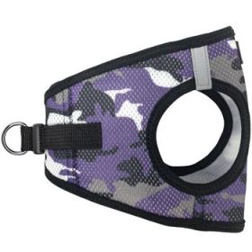 American River Choke Free Dog Harness Camouflage Collection - Purple Camo (DoggieDesign Size: XX-Small)