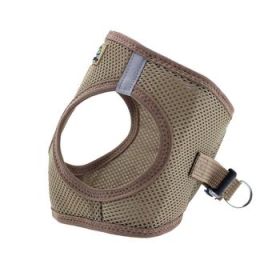 American River Solid Ultra Choke Free Dog Harness - Fossil Brown (DoggieDesign Size: XX-Small)