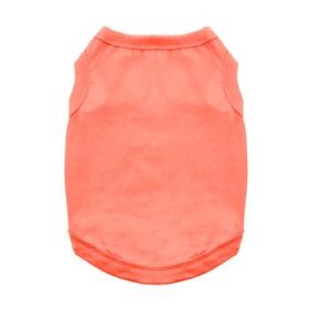 Cotton Dog Tank - Coral (DoggieDesign Size: X-Small)