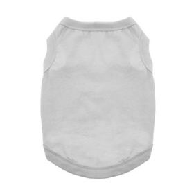 Cotton Dog Tank - Glacier Gray (DoggieDesign Size: X-Small)