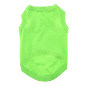 Cotton Dog Tank - Green Flash (DoggieDesign Size: X-Small)