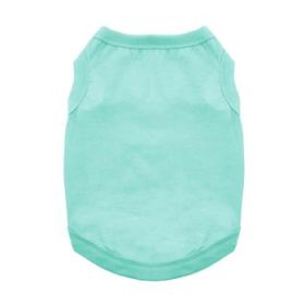 Cotton Dog Tank - Teal (DoggieDesign Size: X-Small)