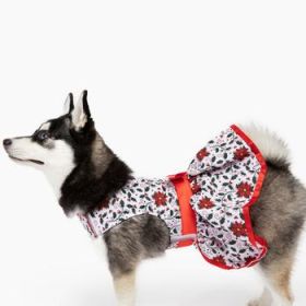 Holiday Dog Harness Dress - Holly (DoggieDesign Size: X-Small)