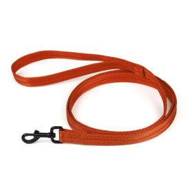 Nylon Flat Leash (DL Color: Orange)